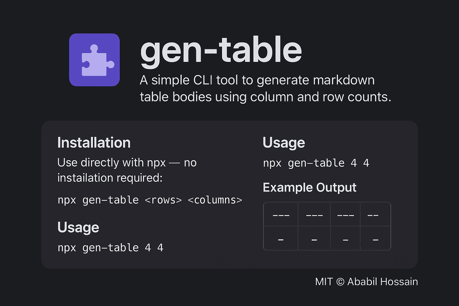gen-table