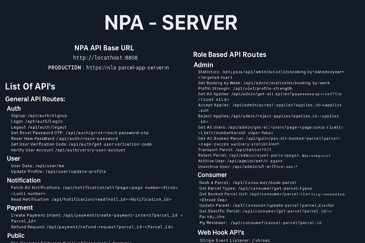 NPA - Server