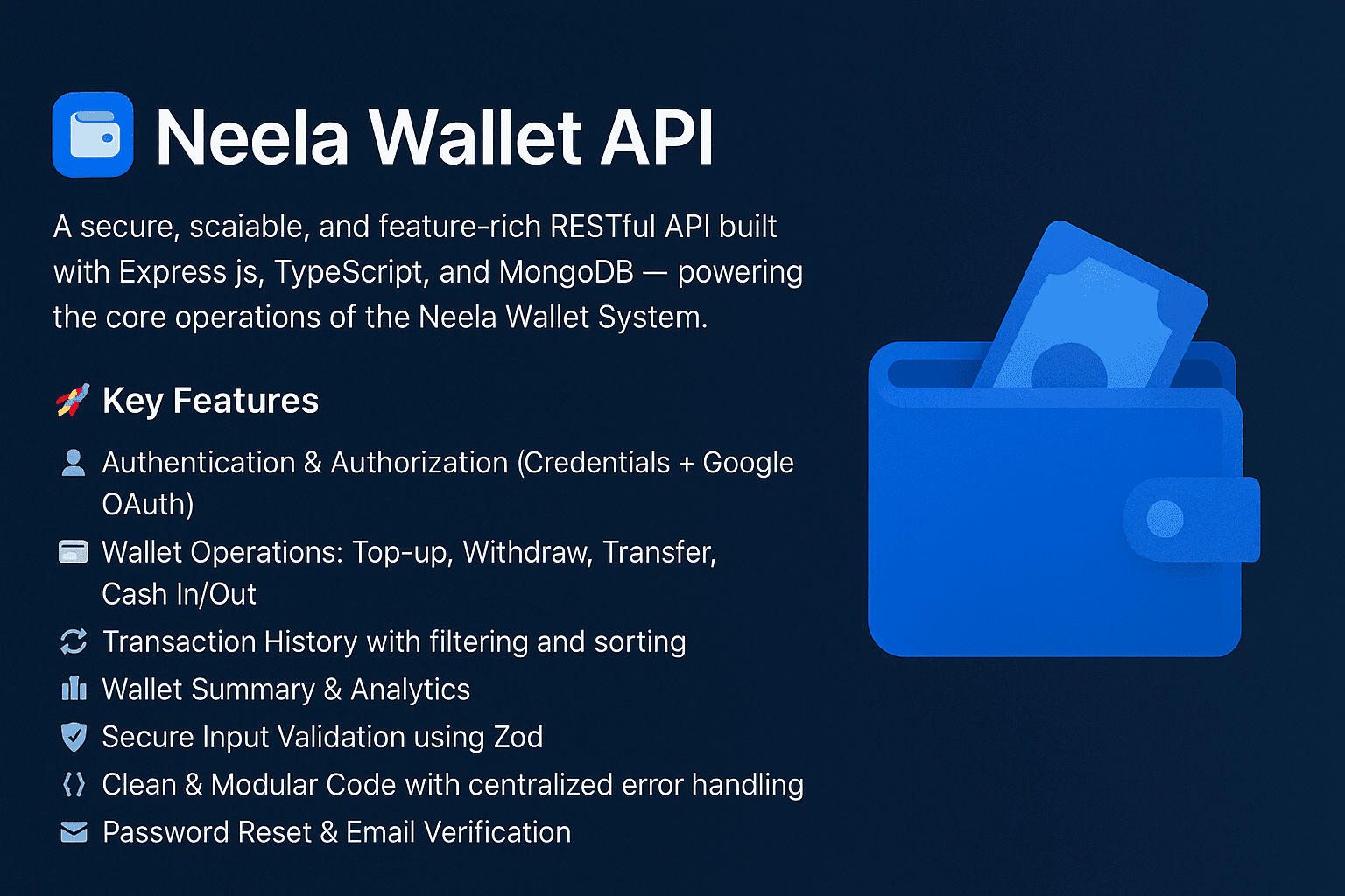 Neela Wallet API